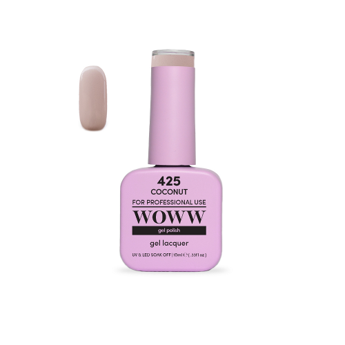 Ημιμόνιμο Βερνίκι New Woww Cosmetics 10ml Coconut - 425